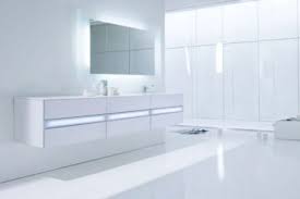This robotic floor mopping system may look futuristic, but it's available today. Modern And Hi Tech White Bathroom Inspirations My Home Deco Mag