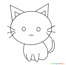 Check spelling or type a new query. Cartoon Cat Cute Easy Coloring