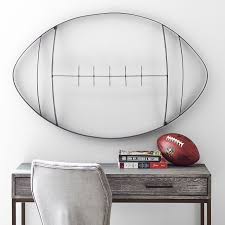 Sports journalists and bloggers covering nfl, mlb, nba, nhl, mma, college football and basketball, nascar, fantasy sports and more. Metal Football Art Wall Decor Pottery Barn Teen