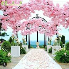 Though classic chuppahs feature four poles and a cloth covering, contemporary couples continue to play with the design. China Fake Blossom Tree Canopy Pink Wedding Arch Suppliers Manufacturers Factory Customized Fake Blossom Tree Canopy Pink Wedding Arch Wholesale Home Of Arts Convergence