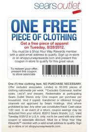 Sears Outlet Deal Clothing Coupons Coupon Apps Free Clothes