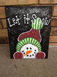Pin By Marly Stecker On Painting With Friends Christmas Paintings Christmas Paintings On Canvas Diy Christmas Canvas