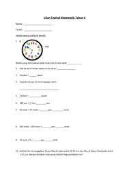 Mari semangat menyambut datangnya bulan yang berisi. Ujian Topikal Matematik Tahun 4 Masa Flip Ebook Pages 1 2 Anyflip Anyflip