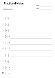 Use addition, subtraction, multiplication, and division when evaluating whole number expressions. Printable Dividing Fractions Worksheets With Answers Pdf Printerfriend Ly