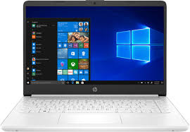 Hp 14 Laptop Intel Celeron 4gb Memory 64gb Emmc Snowflake White 14 Dq0002dx Best Buy