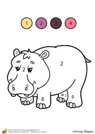 dessin a colorier d un coloriage magique maternelle hippopotame hugolescargot com easy flower drawings preschool activities coloring pages de mangue pour enfants