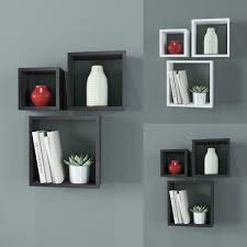 3pc Wall Cube Display Shelf Set Square Decorative Floating Shelves Home Decor 14 99 Cube Shelves Ide Wall Shelf Decor Ikea Wall Shelves Ikea Cube Shelves