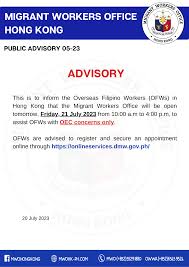 03) OEC ISSUANCE – Migrant Workers ...