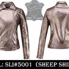 Ladies Article No 05001 Mad By Genuine Sheep Nappa Shenzay Leather Designed By Manufacturer Brand Sli Stuff Le Leather Jacket Jackets For Women Clothing Brand