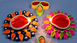 Paper Quilling Craft Tutorial 6 Diwali Special Diya Decoration Youtube
