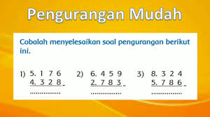 Soal matematika kelas 1 sd pdf, soal matematika kelas 1 sd penjumlahan dan pengurangan bersusun, soal matematika. Cara Mudah Menyelesaikan Soal Pengurangan Pengurangan Bersusun Youtube
