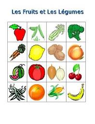 Fruits Et Legumes Fruits And Vegetables In French Bingo Fruits And Vegetables Vegetable Pie Recipes Vegetables