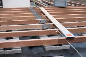 Unterkonstruktionsholzer Langs Verbunden Holzterrasse Douglasie Terrasse Holz Terrasse Bauen