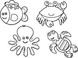 Marine life clipart water animal pencil and in color marine life. Free Printable Ocean Coloring Pages For Kids