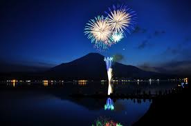 Yamanashi Prefecture Lake Yamanaka Fireworks Festival Good Luck Trip