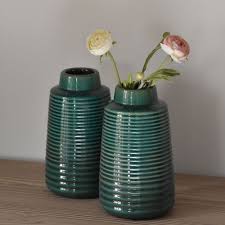 Our artificial flowers have energy about them which will transform your entire setting. Emerald Green Ribbed Vase Heavenly Homes Gardens Silk Flowers Home Decor Christmas Baubles Garden
