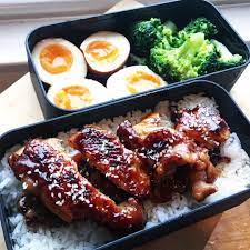Meat Rice Egg Broccoli Bento Healthy Lunch Meals Lunch Recipes