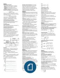 Binomial Probability Ti 84 College Statistics Cheat Sheet Statistics Cheat Sheet College Math Statistics