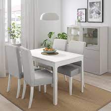 ekedalen henriksdal white orrsta light grey table and 4 chairs ikea petite salle a manger table salle a manger table et chaises