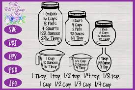 Kitchen Svg Conversion Chart Svg Kitchen Measurements