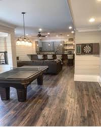 A Little Bit Of A Different View Of What We Would Like The Kitchen Colors And Flooring To Be Home Basement Remodeling Basement Inspiration