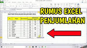 Maybe you would like to learn more about one of these? Rumus Excel Penjumlahan Ke Bawah Microsoft Excel Youtube