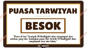 Puasa arafah (9 dzulhijjah) dapat menghapuskan dosa setahun yang lalu dan setahun akan. Besok Puasa Tarwiyah Senin Puasa Arafah Amalan Sunnah Jelang Hari Raya Idul Adha 1442 H Halaman All Bangka Pos