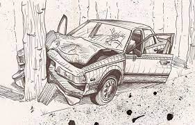 Ticci toby anime creepypasta drawings. A Trail Of Destruction Car Drawings Car Design Sketch Car Art