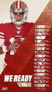 Loyal 49ers fans jump at the chance to get tickets to levi's stadium for every home game. Hd 49ers Schedule Wallpapers Peakpx