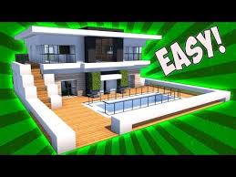 How To Build A Small Modern House In Minecraft Step By Step Easy Minecraft How To Build A Small Modern House Tutorial 2017 Mansion Minecraft S Modern Minecraft Houses Easy Minecraft Houses Minecraft Small Modern House