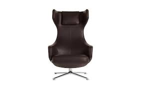4.0 out of 5 stars 84. Grand Repos Curved Brown Leather Lounge Chair
