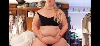 Sexy Fat Blonde With A Fat Belly Eats Cake | xHamster