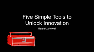 Locked my keys in my car and even though this store didn't have the unlock kit, he pointed me to the right store. Five Simple Tools To Unlock Innovation