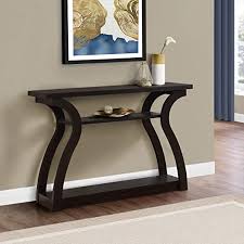 Amazon Com Monarch Specialties 47 Console Table Sleek And Modern Accent Table For Your Home Cappucci In 2020 Modern Accent Tables Console Table Furniture Sofa Set