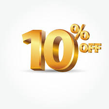 At a10.com, you can even take on your friends and family in a variety of two player games. 3d Vector Shiny Gold Text 10 Percent Off Isolated On White Background Royalty Free Cliparts Vectors And Stock Illustration Image 102495096