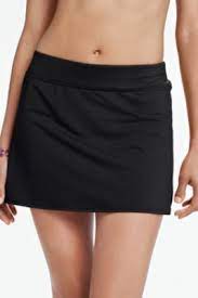 Women S Beach Living Swimmini With Tummy Control From Lands End Swim Skirt Skirted Bikini Bottoms Skirted Swimwear
