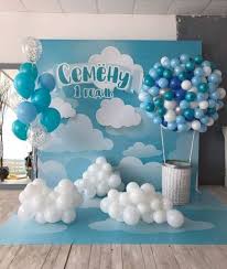 35 Ideas Birthday Party Boy Cars Baby Shower Boy Birthday Parties Hot Air Balloon Baby Shower Baby Birthday Party