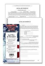 Choose a legal will, last will and testament or living will. Last Will And Testament Legal Forms Kit Do It Yourself Legal Kit