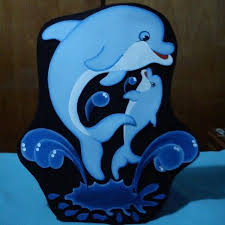 Elaboracion de centros de mesa,manualidades en general. Delfin En Foamy Dolphin Craft Dolphin Art Ocean Crafts