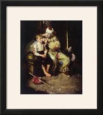 The Runaway Or Runaway Boy And Clown Giclee Print Norman Rockwell Art Com Norman Rockwell Paintings Norman Rockwell Rockwell Paintings