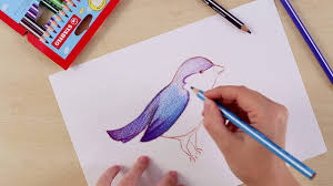 Hoe Teken Je Een Vogel Stabilo Tekentutorials Gemiddeld Vogels Tekenen Tekentutorials Leer Tekenen