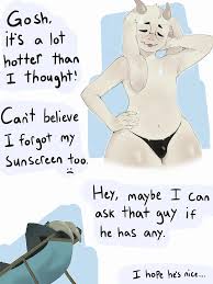 Ralsei Asks For Sunscreen (Deltarune) [Neeno] - English - Porn Comic