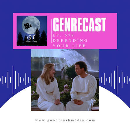 Our Moving On marathon comes to an end with a cult comedy classic from  Albert Brooks: DEFENDING YOUR LIFE. Tune in to hear our thoughts and see  what life looks like beyond