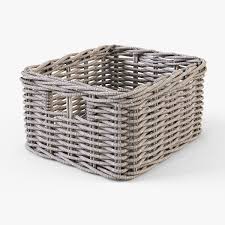 Wicker Basket Ikea Byholma 1 Gray Wicker White Wicker Baskets Basket