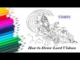 How To Draw Lord Vishnu Vishnu Sketch Youtube Learn to draw spongebob with step by step guides. how to draw lord vishnu vishnu sketch
