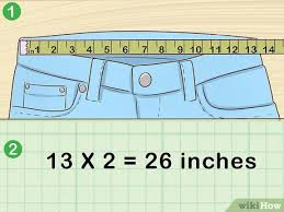 Pastikan pita meteran tidak terlalu menekan kulit anda. 3 Cara Untuk Mengukur Celana Jin Wikihow