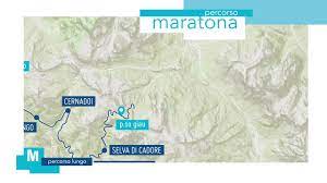 Auflage der maratona dles dolomites sind fabio cini und marta maltha. Maratona Strecke 138km