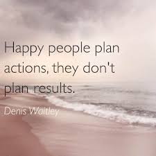 Plan Actions Not Results How To Plan Happy People Life