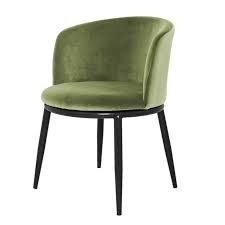 Filmore Upholstered Dining Chair In 2020 Green Dining Chairs Dining Chairs Retro Dining Chairs