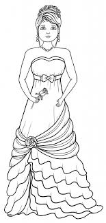 Beautiful dress coloring pages kaigobank info . Pin On Ball Gown Coloring Pages And Embroidery Patterns